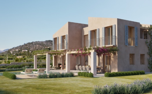 Proyecto: Finca de nueva construcción a los pies de la Tramuntana - construida según sus deseos