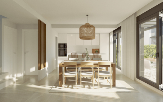 Neubau Reihenhaus mit 4 Schlafzimmern an der Playa de Palma, mit privatem Pool und Solarium