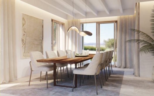 Proyecto: Finca moderna en Montuiri - parcela con proyecto básico aprobado