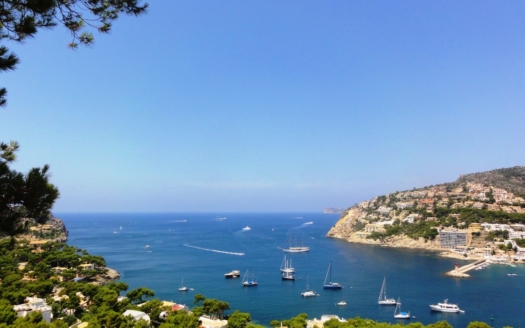 Plot with building permit and project in Puerto de Andratx - start of construction immediately