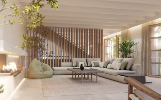 Project: Modern finca in Montuiri - plot with basic project