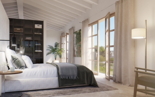 Proyecto: Finca moderna en Montuiri - parcela con proyecto básico aprobado