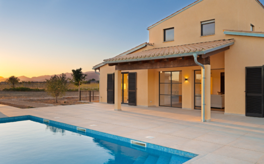 Exclusiva finca de nueva construcción en Santa Maria del Camí con piscina y mucho encanto