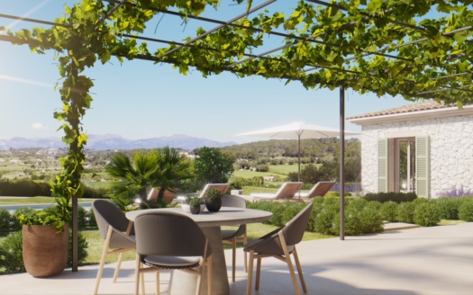 Proyecto: Finca moderna en Montuiri - parcela con proyecto básico aprobado