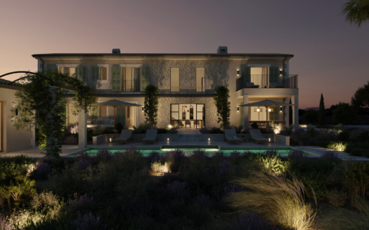 New build finca near Sencelles in classic Mediterranean style with pool and own vineyard