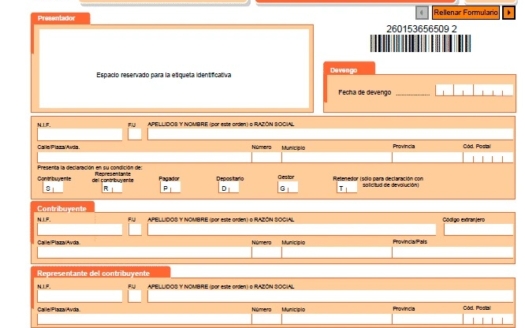 Modelo 210 - Steuererklärung für Nichtresidenten
